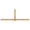 Ekena Millwork Eugene Rough Sawn Timber Gable Bracket, Western Red Cedar, 108"W x 40"H x 4"D x 4"F, 9/12 Pitch GBW108X40X0404EUG00RWR - alternate 1